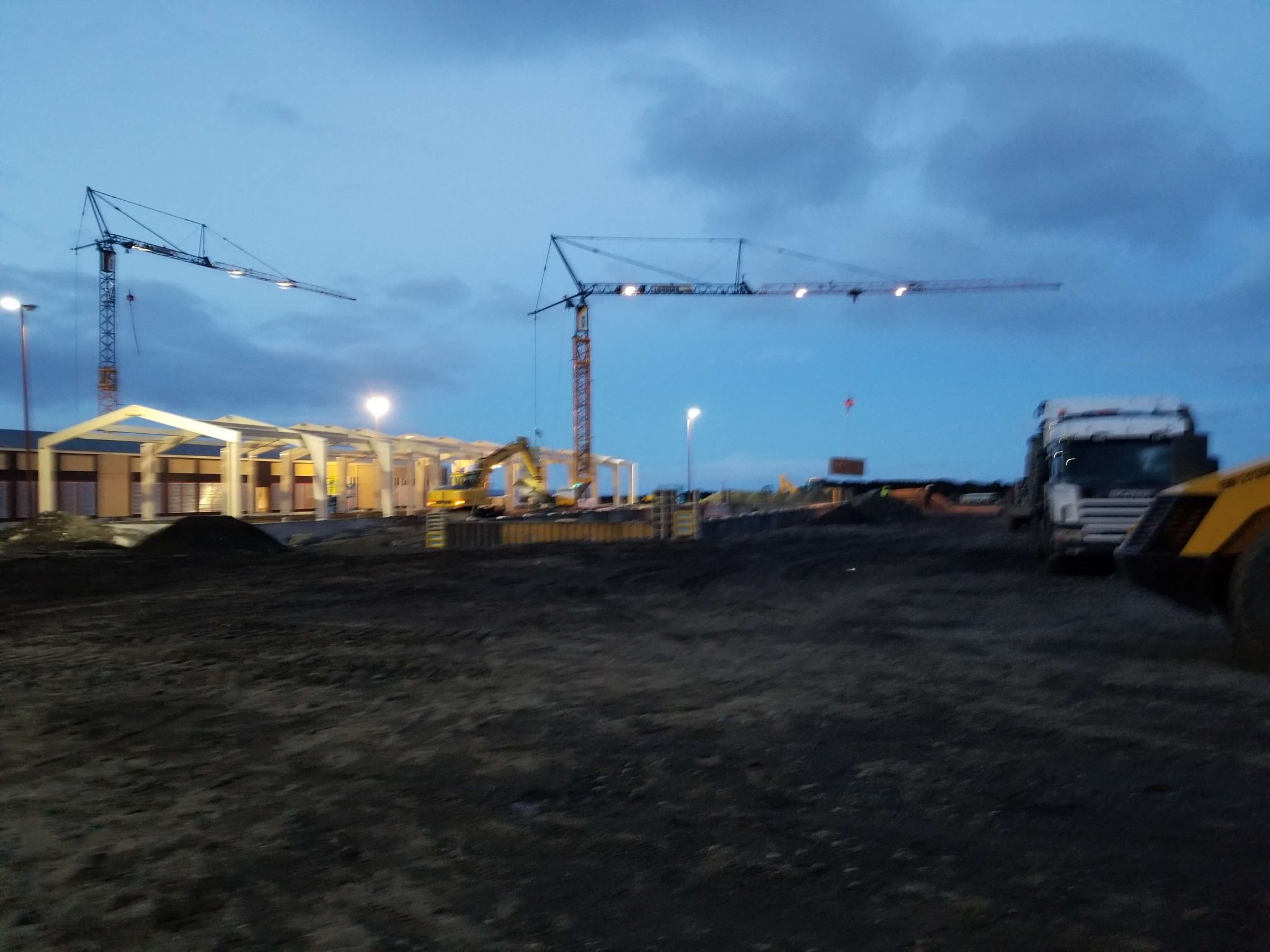 Framkvæmdir við gagnaverið á Blönduósi