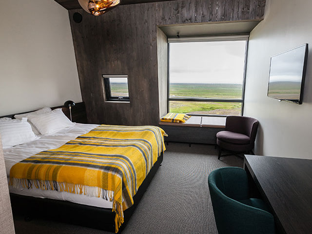 Hótelherbergi á Fosshóteli Jökulsárlóni