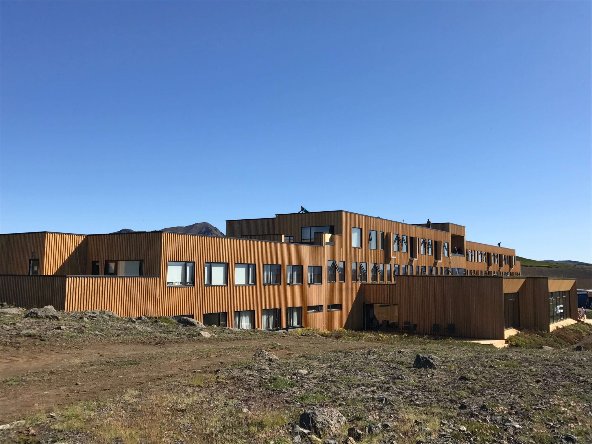 Fosshótel Mývatn að sumri