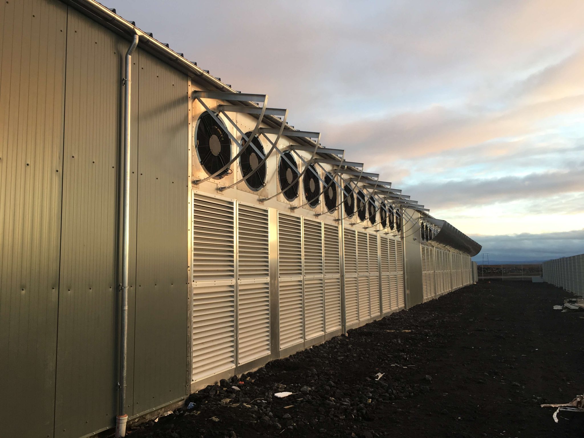 Framkvæmdir við gagnaverið á Fitjum