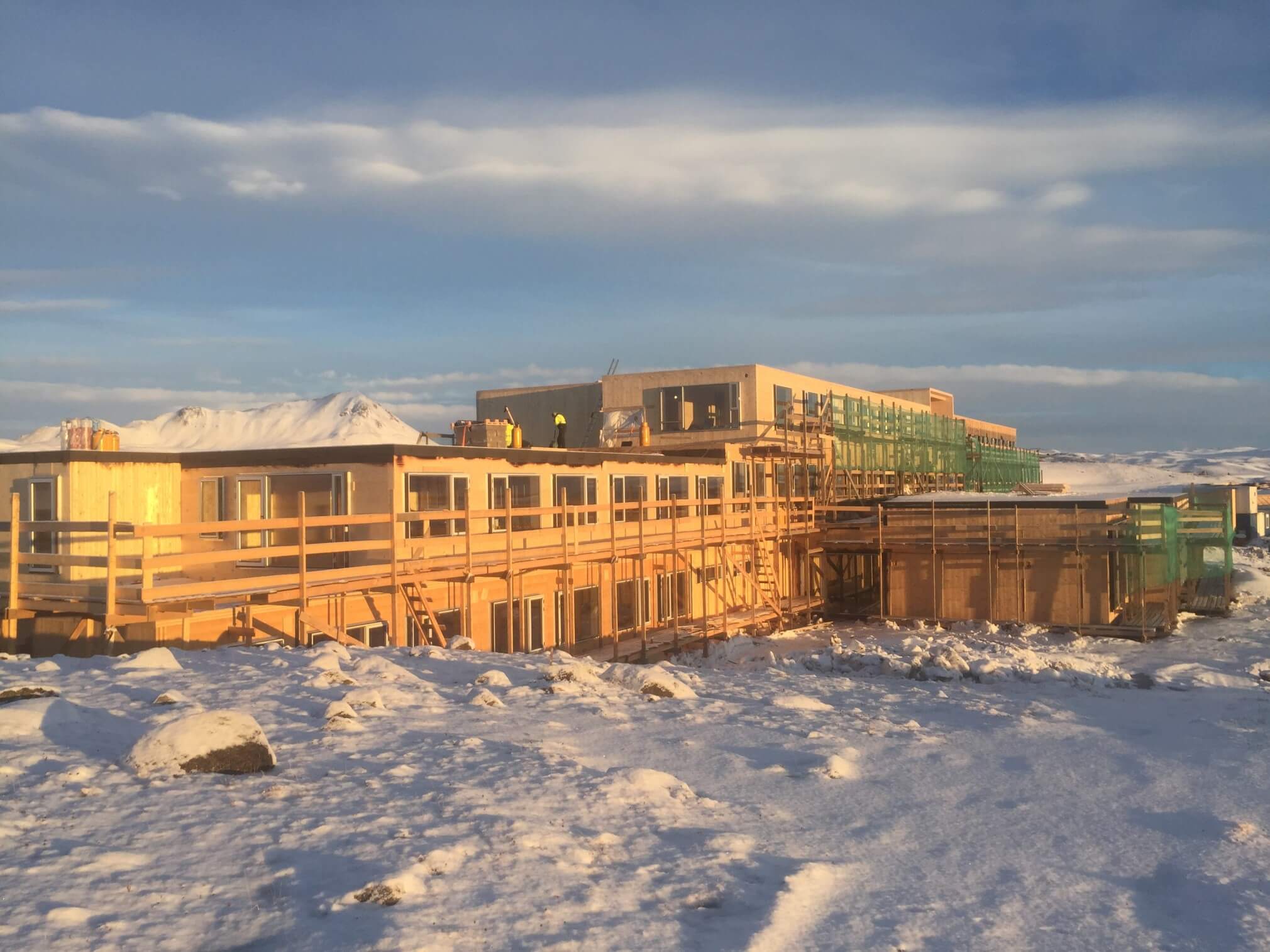Fosshótel Mývatn séð utan frá